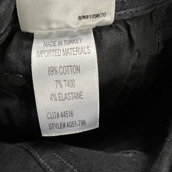 Agolde Roxanne Super High Rise In Jet Skinny Jeans Size 24 - Picture 8 of 12